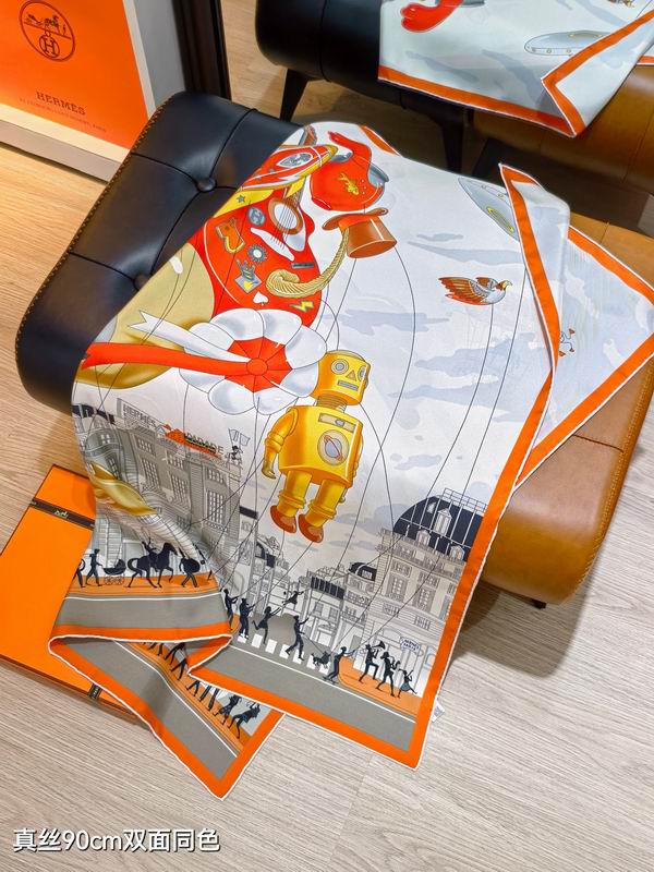 Hermes silk scarf 90X90cm E051742